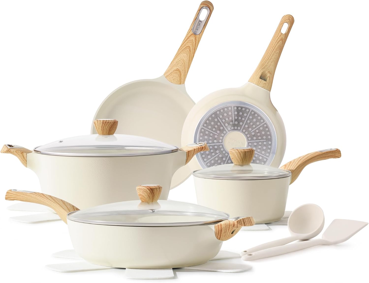 14-Piece Ceramic Induction Cookware Set