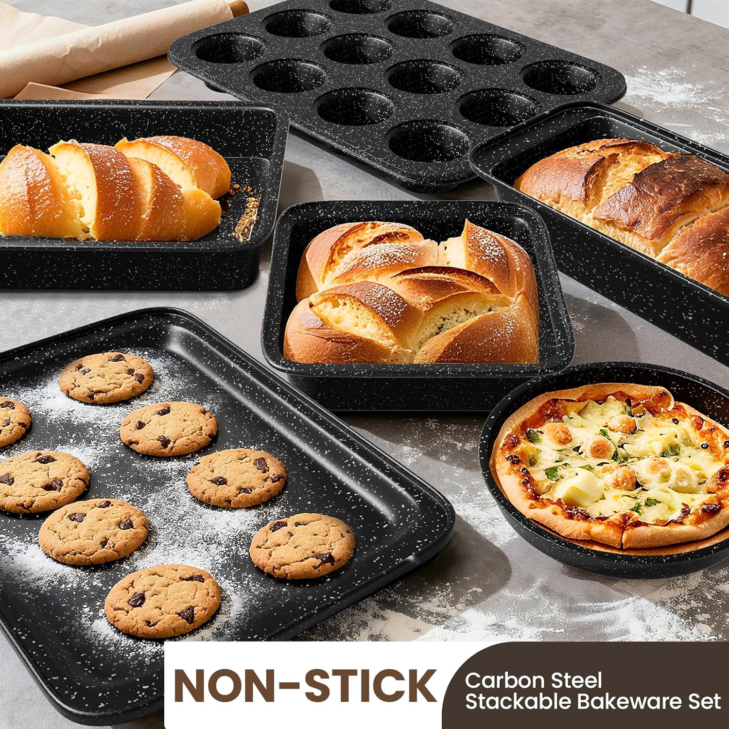 31-Piece Nonstick Cookware and Bakeware Set