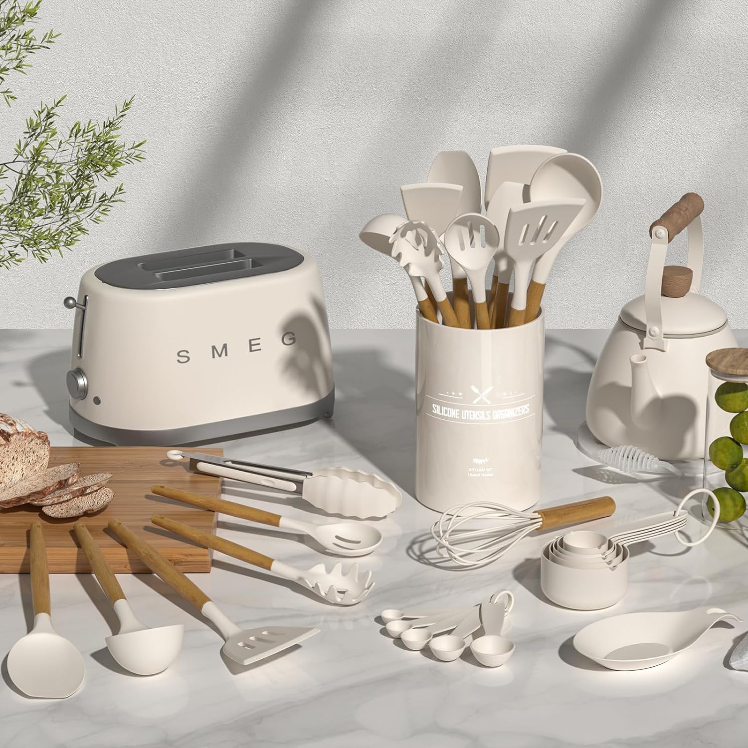 33-Piece Silicone Cooking Utensil Set