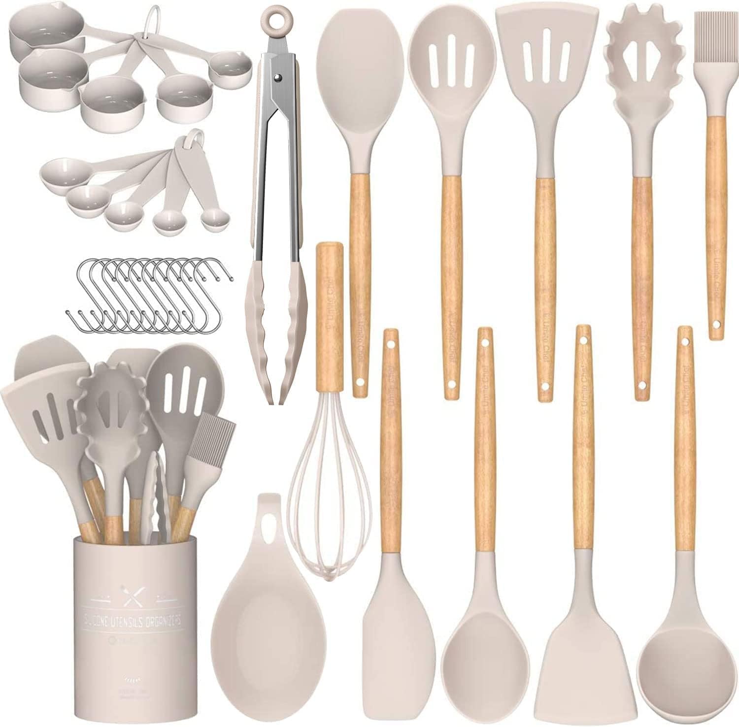 33-Piece Silicone Cooking Utensil Set