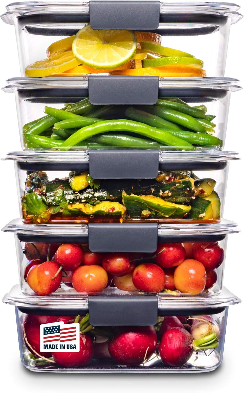 5-Piece Plastic Food Storage Set