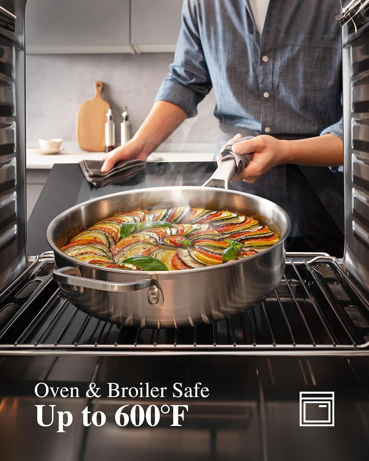 Tri-Ply Stainless Steel Cookware Set